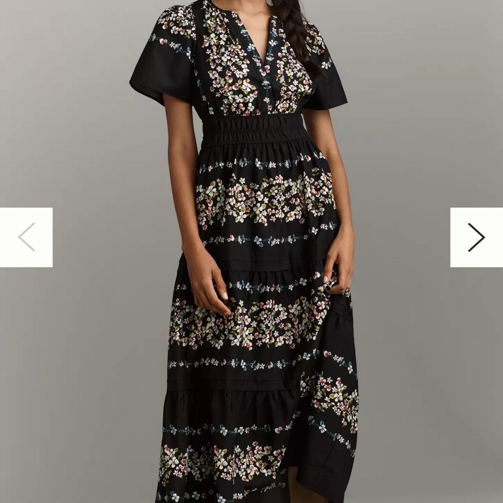 The Somerset Maxi Dress Black Floral